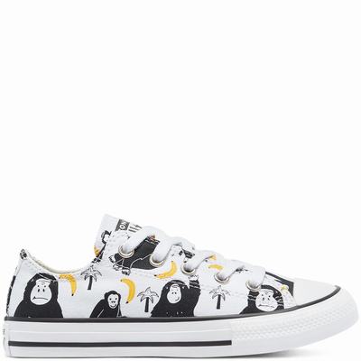 Converse Graphic Print Chuck Taylor All Star - Lasten Tennarit - Valkoinen/Mustat